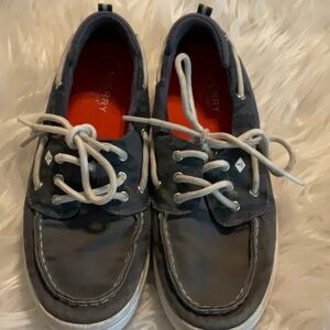 Sperry Navy Canvas Boat Shoes